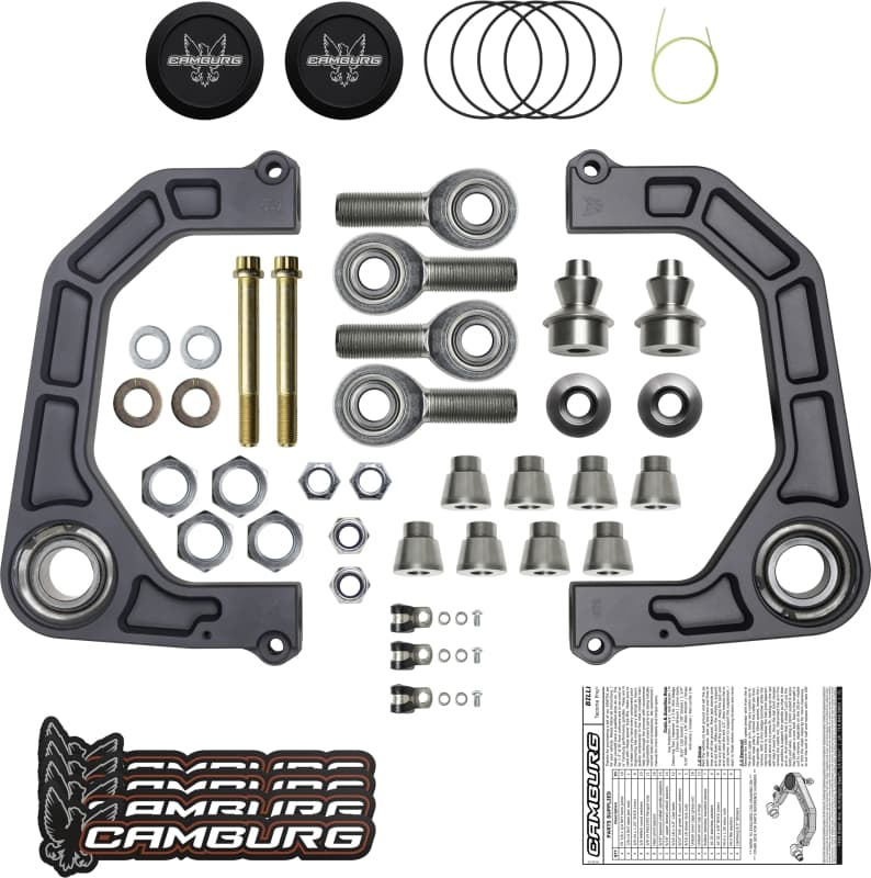 Camburg KINETIK V2 Uniball Upper Arms 6061 Billet Aluminum Gun Metal Gray - Image 4