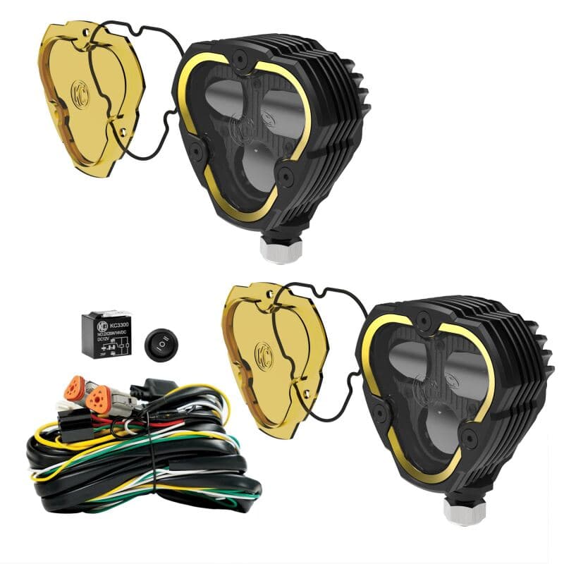 KC HiLiTES FLEX ERA 3 Dual Mode Off-Road Light with Swappable Lenses and Bezels