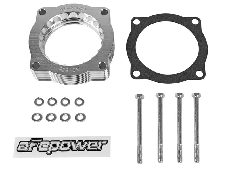 aFe Silver Bullet Throttle Body Spacer for Improved Airflow T-6061 Billet Alu... - Image 5