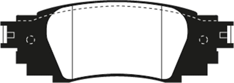 EBC Greenstuff Brake Pad Set for 4x4 Heavy Duty Low Wear Offroad Use