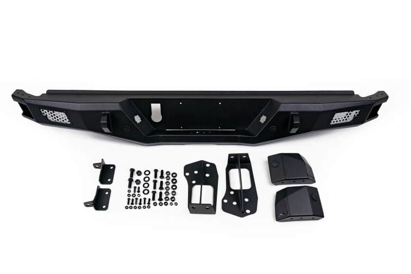 DV8 Offroad MTO Series Rear Bumper for Toyota Tacoma with Clevis Mounts & Sid...