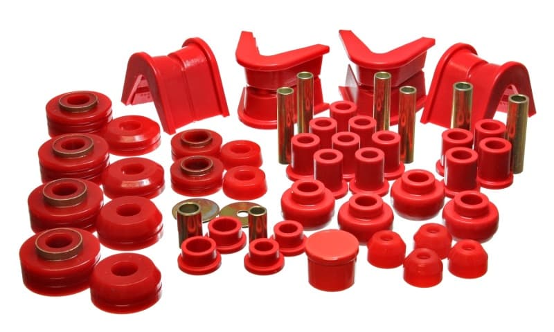 Energy Suspension Hyper-Flex Polyurethane Bushing Set Red