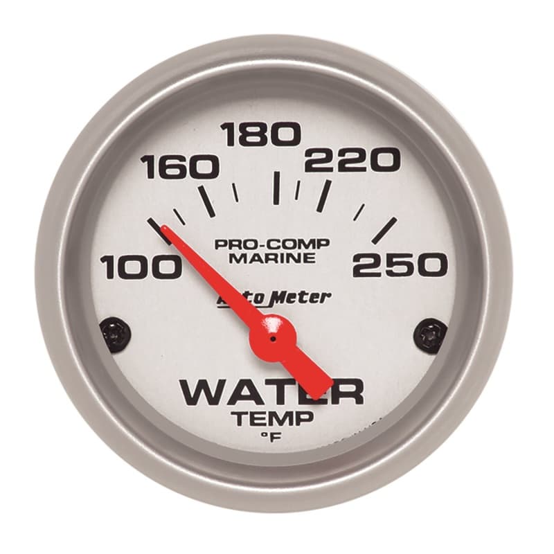 AutoMeter Water Temperature Gauge for Marine Applications with 1/8" NPT Trans... - Image 2