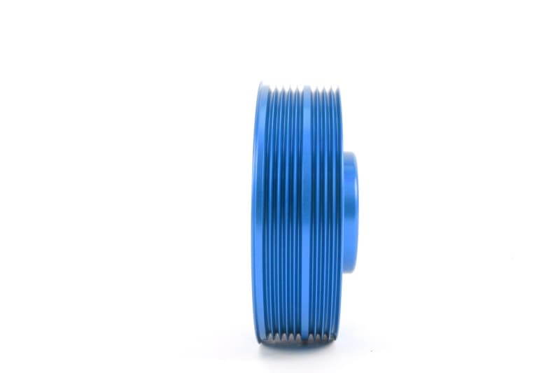 Perrin Performance Lightened Crank Pulley for Subaru Impreza WRX/STI 93-21 Blue - Image 3