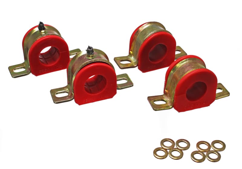 Energy Suspension Sway Bar Bushings Red Hyper-Flex Polyurethane - Image 3