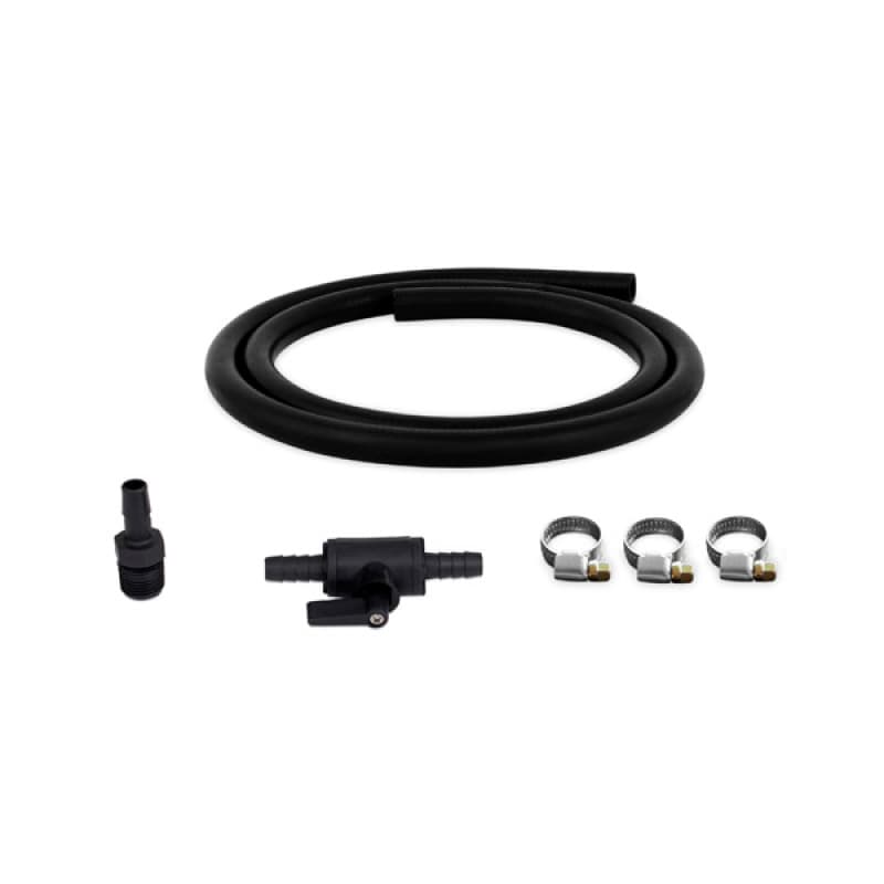 Mishimoto Baffled Oil Catch Can Drain Kit with Petcock Valve and Hose - Image 2
