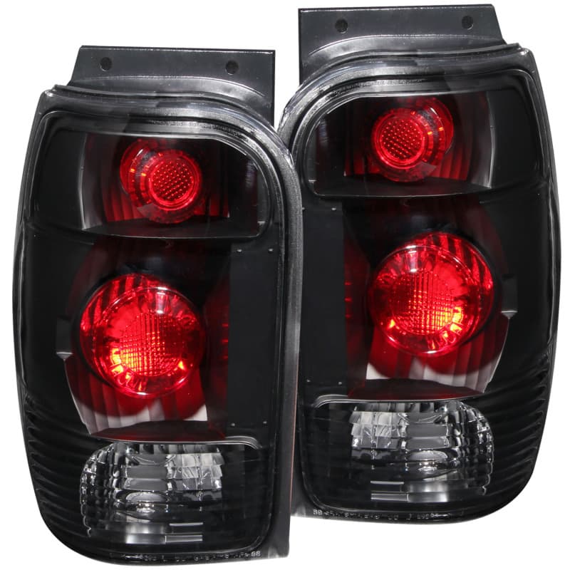 ANZO Tail Light Assembly for Ford Explorer Pair Clear Lens Black Housing - Image 2