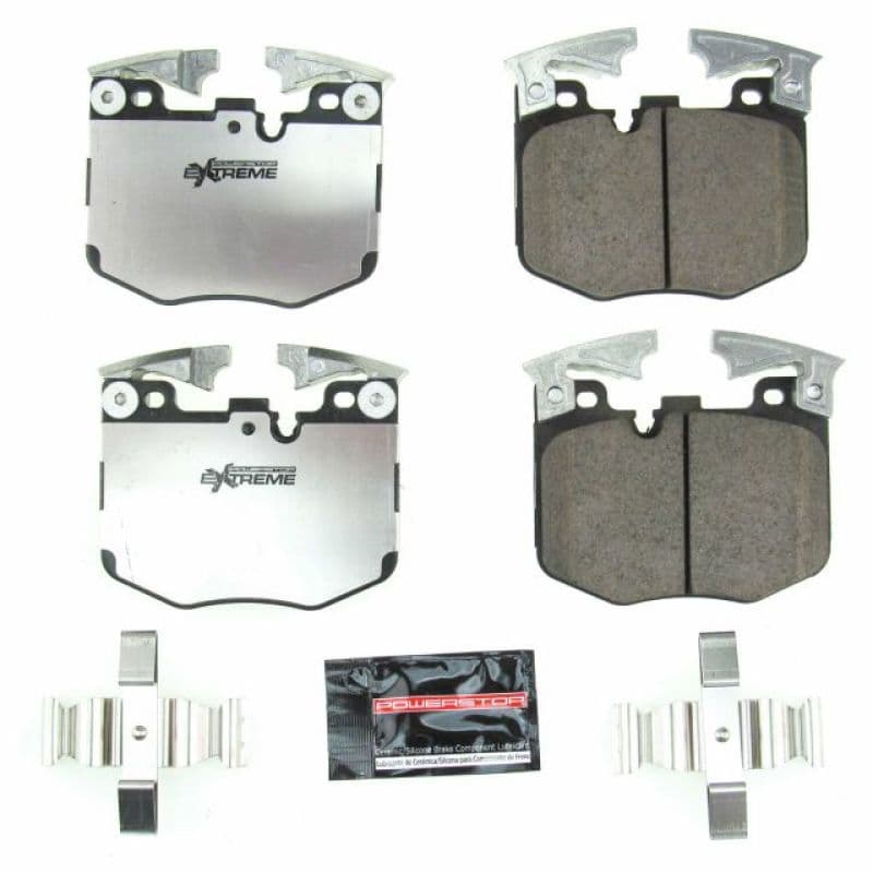 PowerStop Z26 Ceramic Brake Pads for Muscle Cars Low-Dust Carbon-Fiber Compound