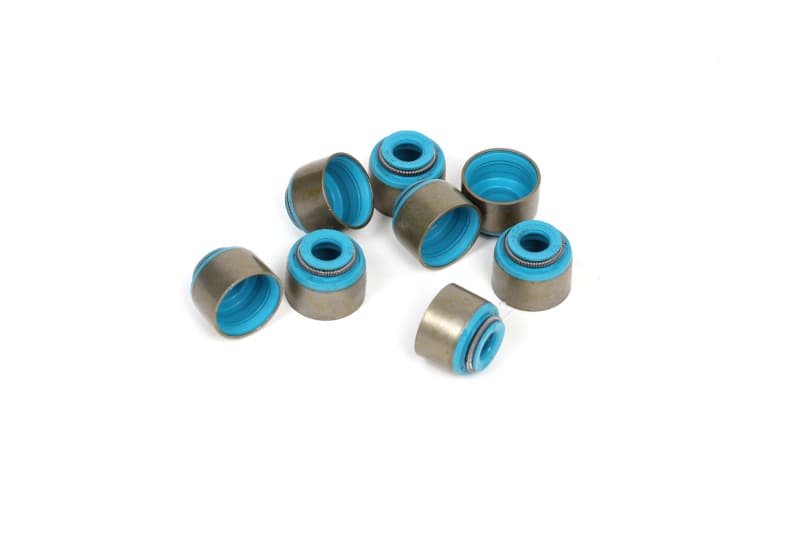 BLOX Racing Valve Stem Seals for Honda 5.5mm Blue FKM Set of 16