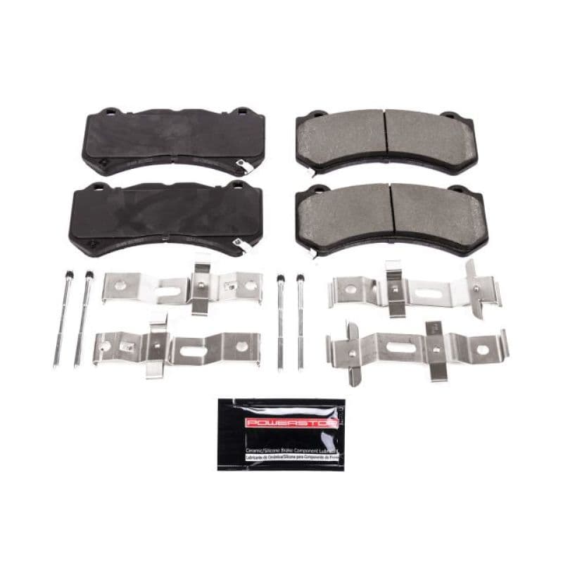 PowerStop Z23 Evolution Ceramic Brake Pads for Chevy C6 Low-Dust Carbon-Fiber