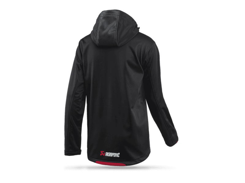 Akrapovic Mens Corpo Softshell Jacket Black - L - Image 2