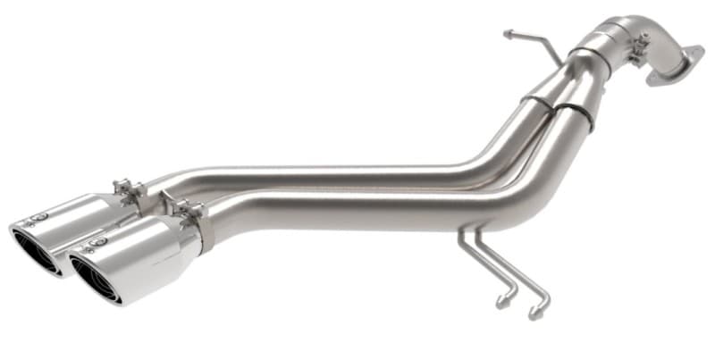 aFe Exhaust Axle Back for Chevy C6 2.5" 304 Stainless Steel Dual 4" Tips - Image 2
