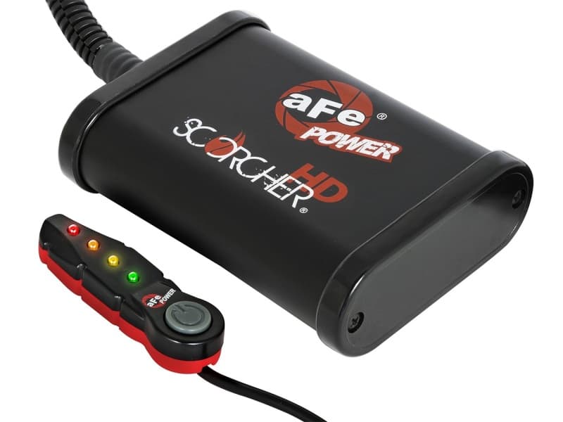aFe Scorcher Module Performance Tuner with LED Switch for Turbo Boost Control