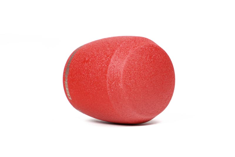 GrimmSpeed Stubby Shift Knob Stainless Steel M12x1.25 Red - Image 2