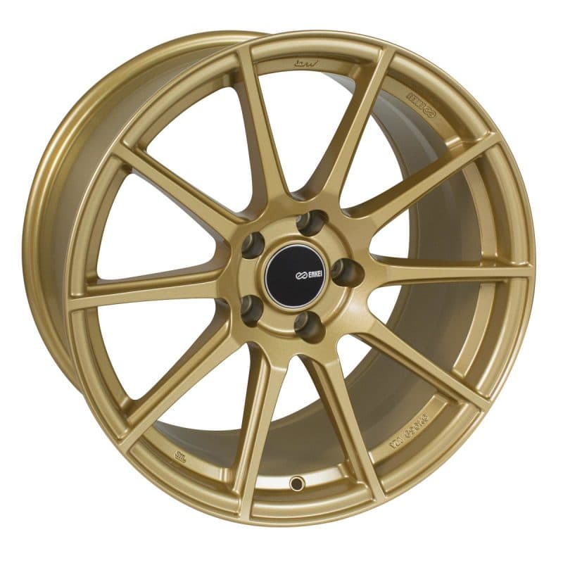 Enkei TS10 18x8 45mm Offset 5x100 Gold Wheel