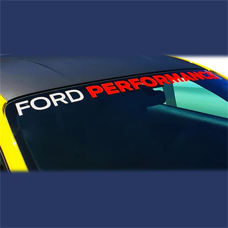 Ford Racing Die-Cut Windshield Banner for Ford Performance 48in x 2in - Image 4