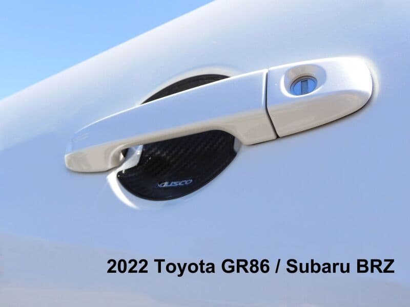 Cusco Door Handle Protectors for 2022+ Toyota GR86/Subaru BRZ