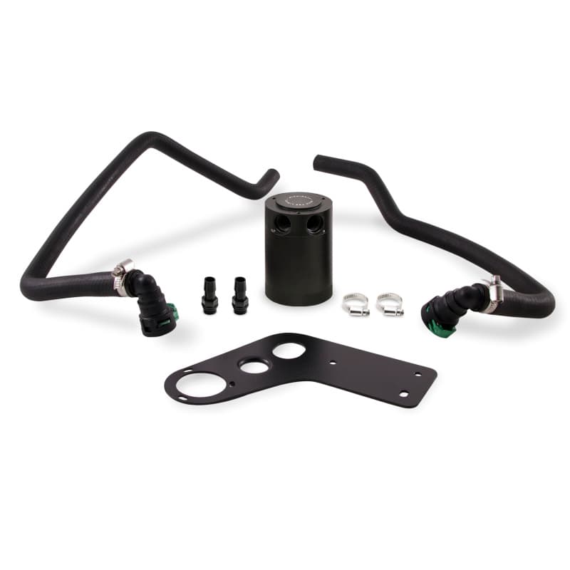 Mishimoto Baffled Oil Catch Can Kit for Ford Mustang 2-Port Compact Bronze Fi...