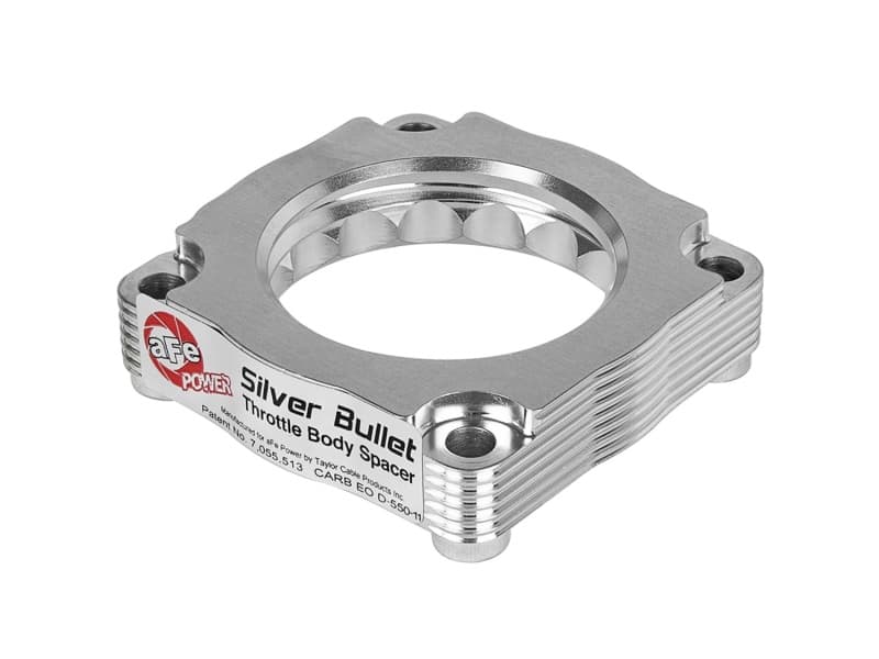 aFe Silver Bullet Throttle Body Spacer for Improved Airflow T-6061 Billet Alu...