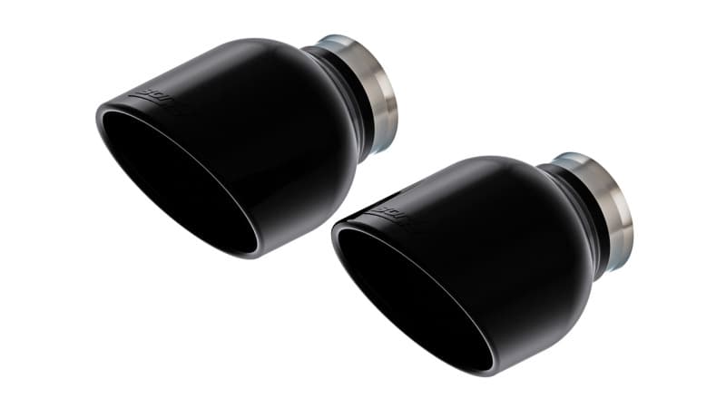 Borla Exhaust Tips for 300C 2023 & Charger 2015-23 5" Black Chrome T-304 Steel - Image 2