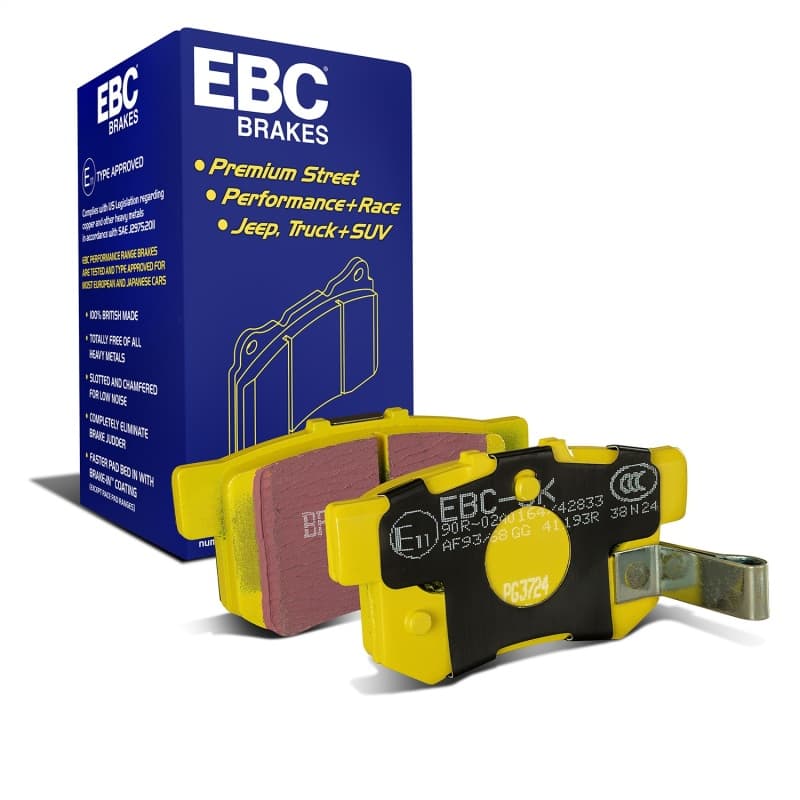EBC Yellowstuff Brake Pad Set for Street & Track Driving High Performance