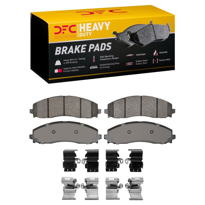 DFC Semi-Metal Heavy Duty Brake Pads for Extreme Braking Environments