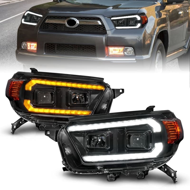 ANZO LED Projector Headlights for Chevy C6 with 6-Piston Design