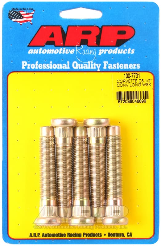 ARP Wheel Stud Kit for Chevrolet Corvette C5 Long 1/2in