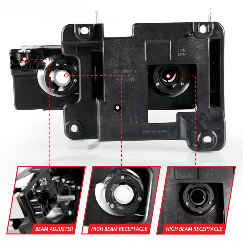 ANZO Crystal Headlights for Chevy C6 100% Street Legal - Image 5