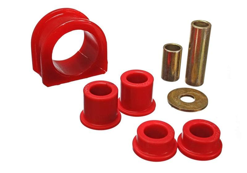 Energy Suspension Steering Rack Bushings Red Polyurethane - Image 4