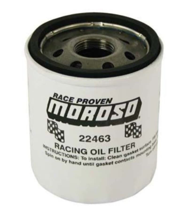 Moroso Oil Filter for GM LS/Ford 4.6/5.0/5.4 22mm-1.5 Thread 3.5in Tall