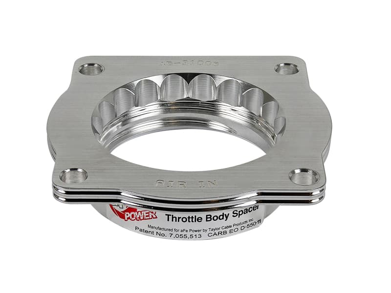 aFe Silver Bullet Throttle Body Spacer for Improved Airflow T-6061 Billet Alu... - Image 4