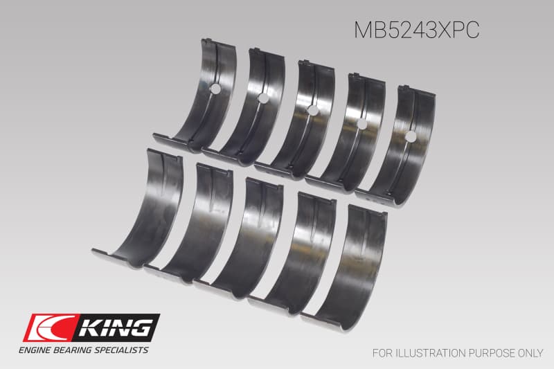 King Engine Bearings Main Bearings for Nissan SR20DE/DET 2.0L Performance Coa... - Image 3
