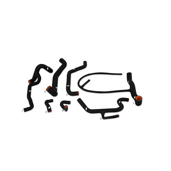 Mishimoto Silicone Radiator Hose Kit for Volkswagen Golf VR6 High-Pressure Black - Image 3