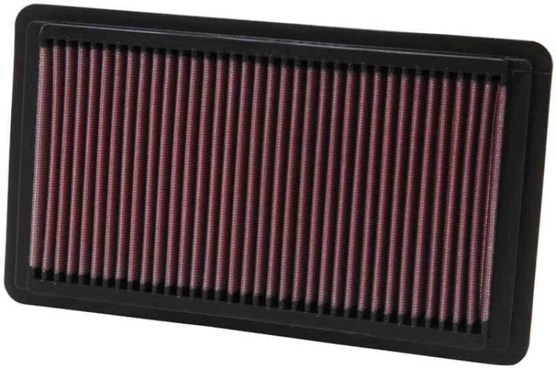 K&N Engineering Drop-In High-Flow Washable Air Filter for Multiple Vehicles