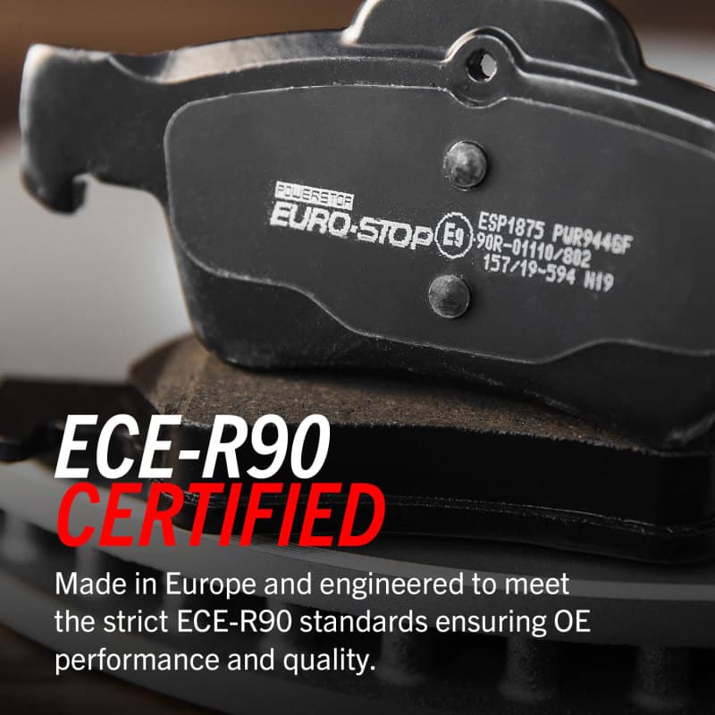 PowerStop Euro-Stop Brake Kit for European Vehicles with ECE-R9 Pads & Hardware - Image 3