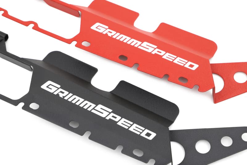 GrimmSpeed Radiator Shroud for 15+ Subaru WRX/STI Black - Image 3