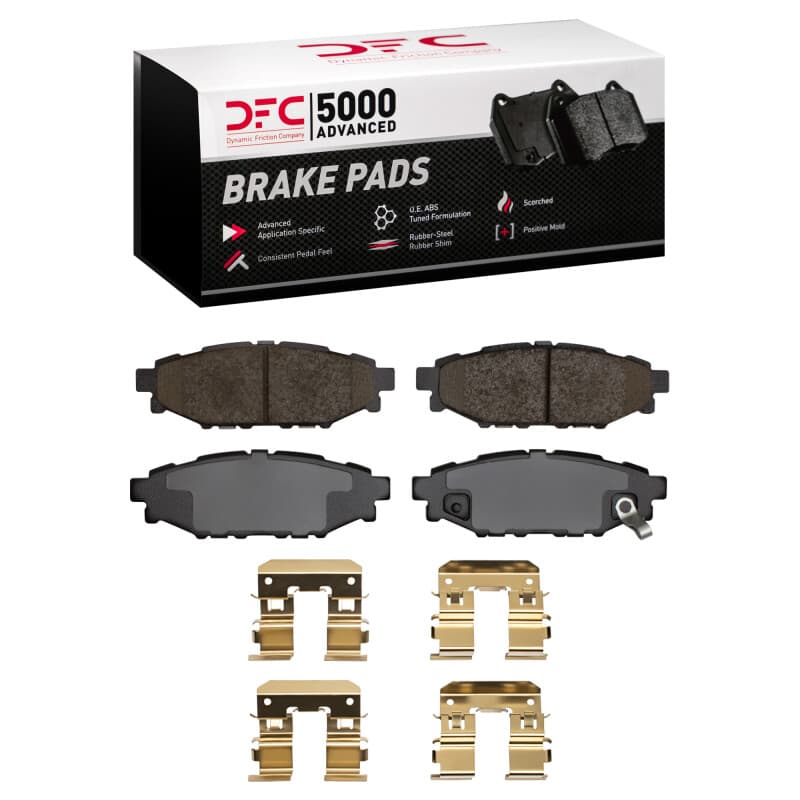 DFC Ceramic Brake Pads for Modern Vehicles with ABS and Automated Braking Sys...