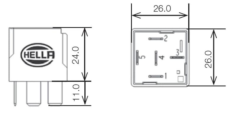 HELLA Relay Connector Universal High-Quality OE Replacement - Image 3