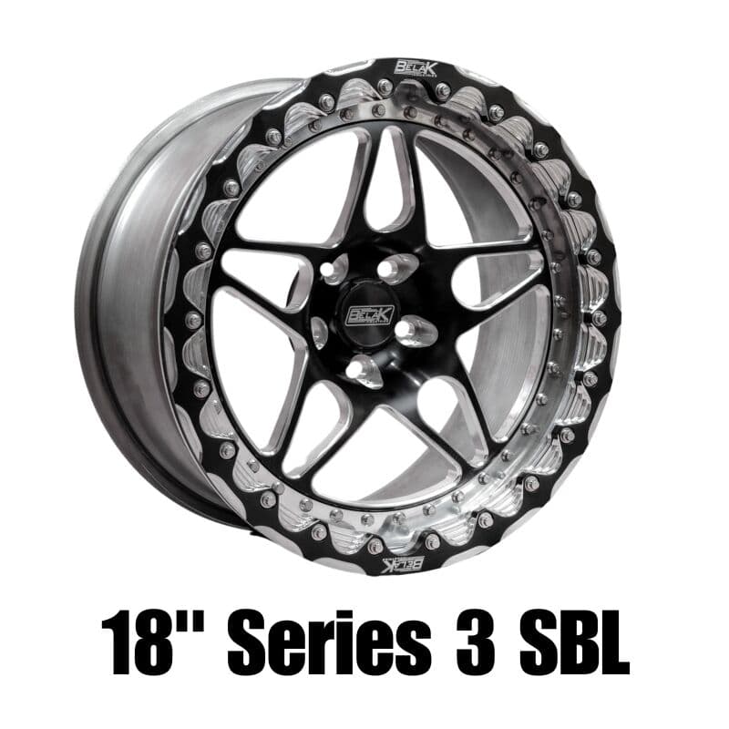 Belak Wheels Series 3 18x10 6.75in 5x114.3 High Pad Single Beadlock Wheel