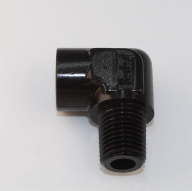 Fragola 1/8 Pipe 90 Degree Elbow Male/Female Fitting Black
