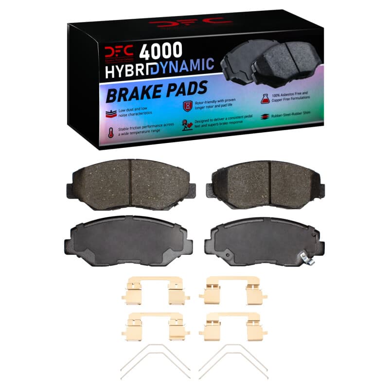 DFC 4000 HybriDynamic Brake Pads Consistent Pedal Feel Low Dust Low Noise