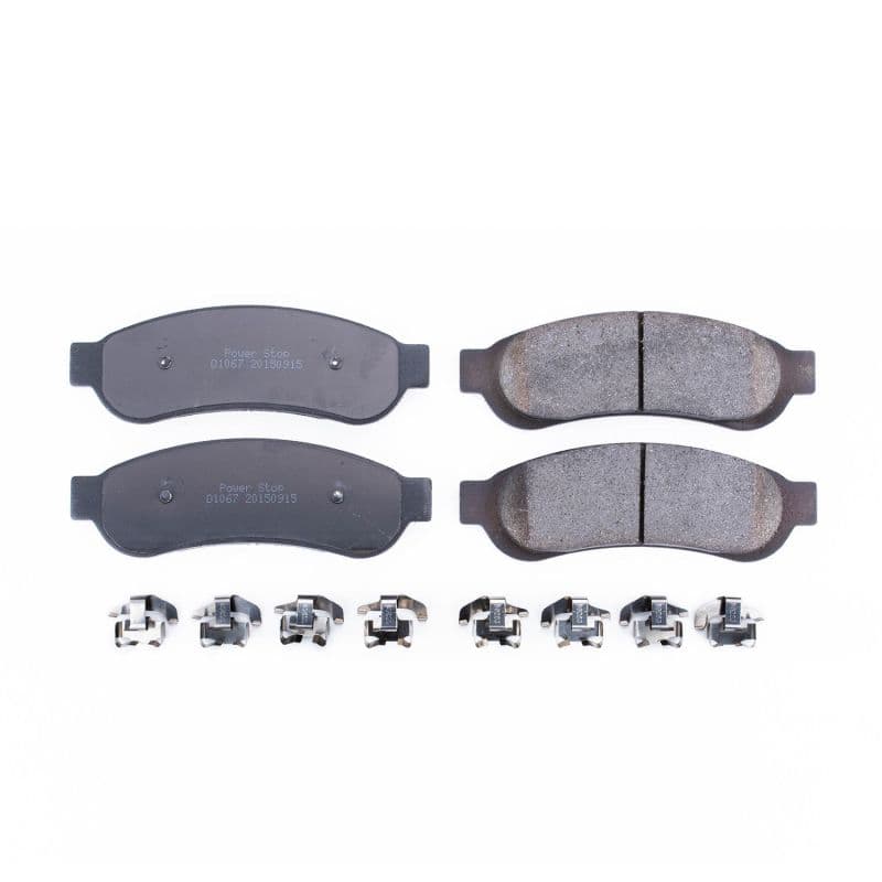 PowerStop Z17 Evolution Plus Ceramic Brake Pads with Stainless Steel Hardware