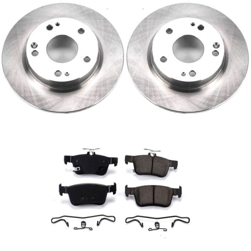PowerStop Autospecialty Brake Kit for Daily Driver with Z17 Ceramic Pads & Ro...