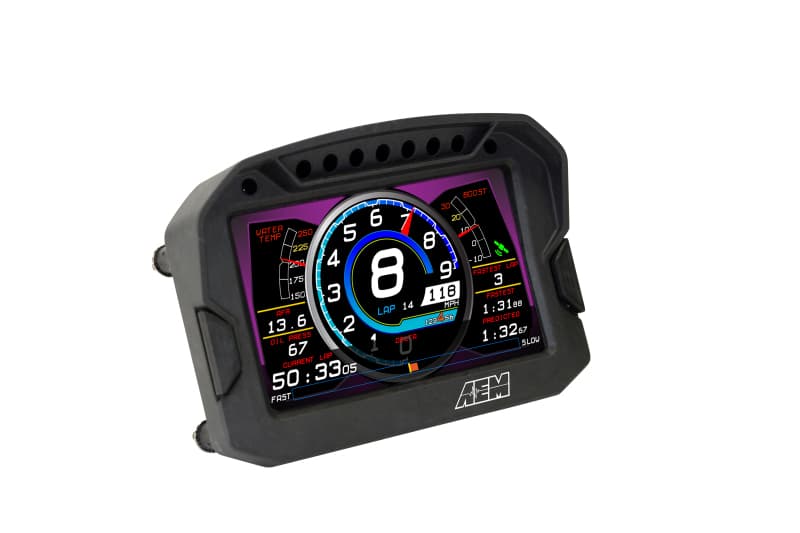 AEM CD-5 Carbon Digital Dash Display with Shift Lights - Image 2
