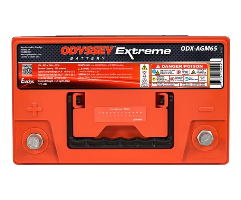 Odyssey Battery AGM2 TPPL Battery ODX-AGM65 Thin Plate Pure Lead High Power - Image 3