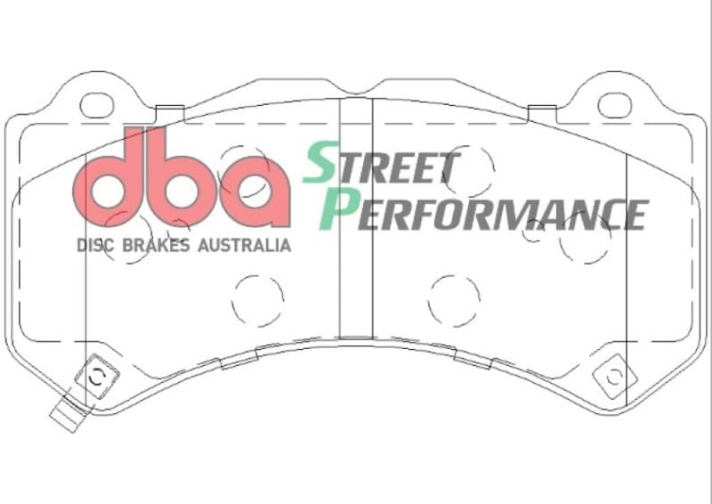DBA SP Performance Brake Pads for Daily Driver Vehicles Low Dust Low Wear - Image 3