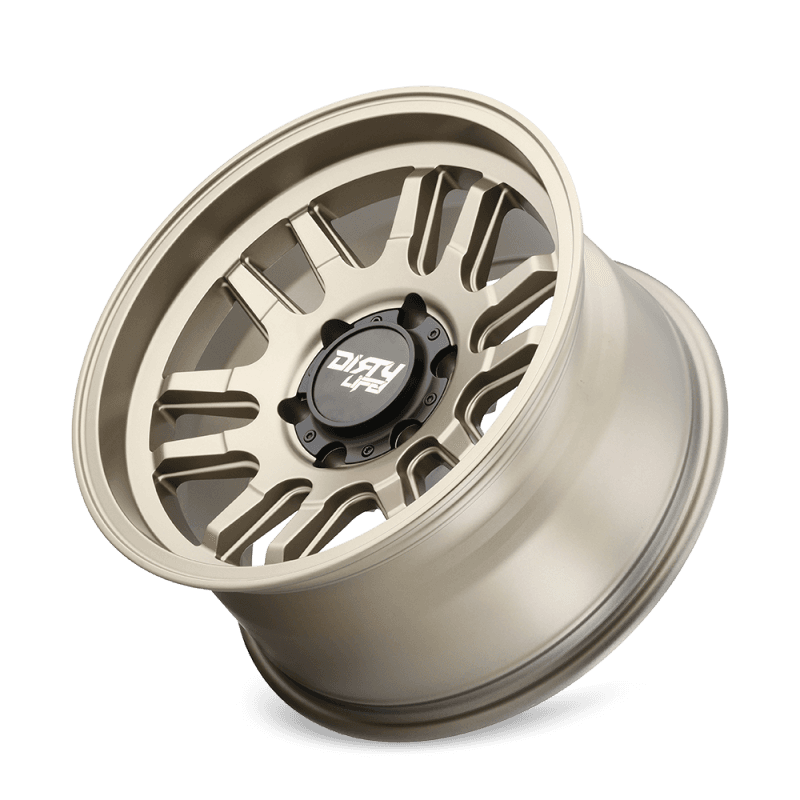 Dirty Life 9310 Canyon 17x9 6x139.7 0mm Offset 106mm Hub Satin Gold Wheel - Image 3