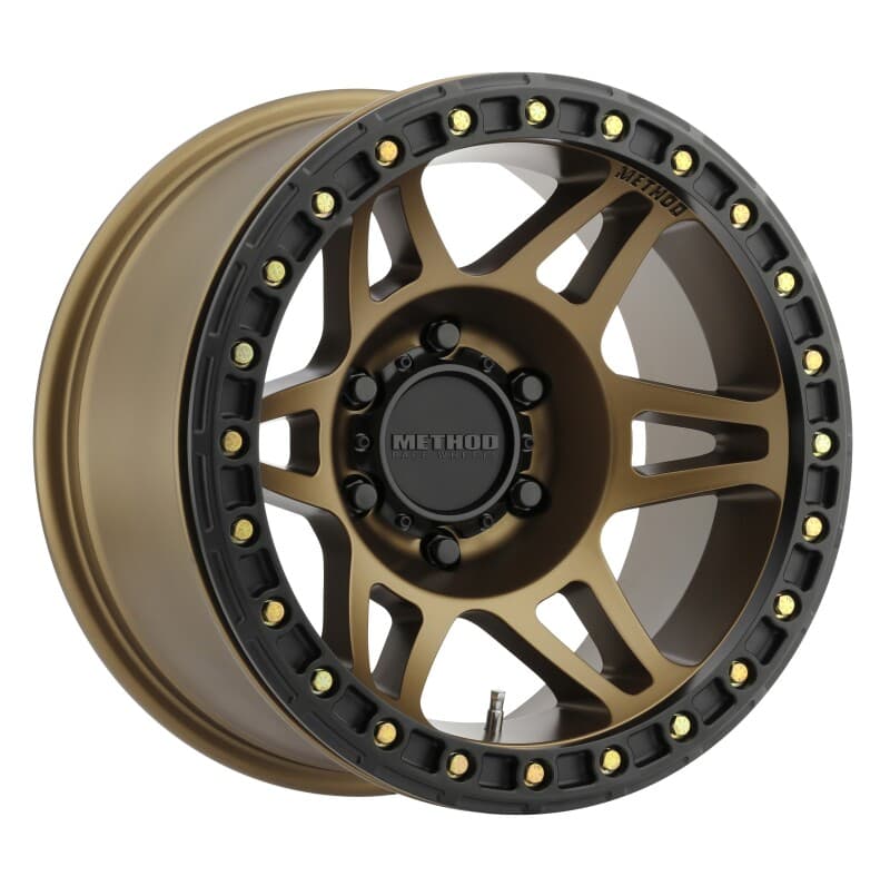 Method Wheels MR106 Beadlock 17x9 -44mm 6x5.5 for 108mm CB Bronze Wheel