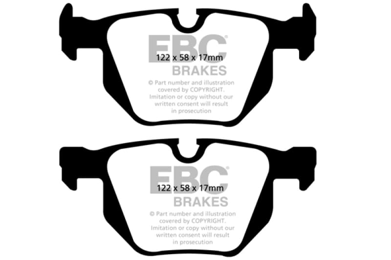 EBC Yellowstuff Brake Pad Set for Street and Track Driving High Performance